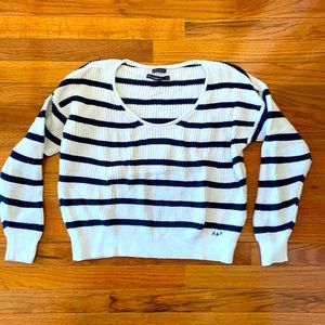 Abercrombie &Fitch sweater Blue and white, S